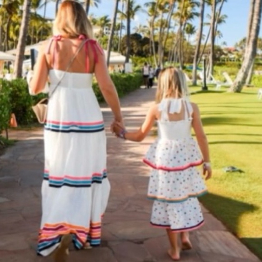 ZIMMERMANN GIRLS SIZE 8 Beautiful Heart Linen Dress